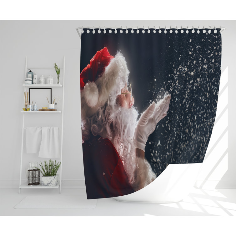 The Seasonal Aisle Cormier Polyester Shower Curtain Set Wayfair.co.uk